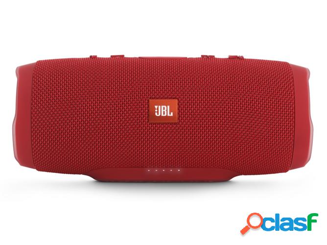 Altavoz Bluetooth JBL Charge 3 (Rojo - 20 W - Autonomía: