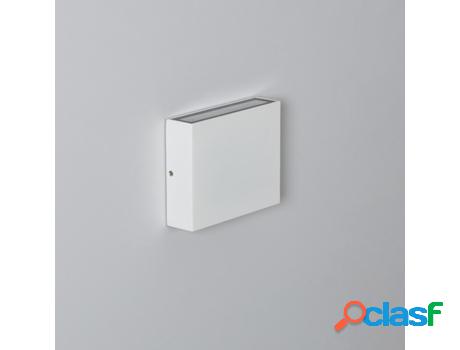 Aplique de Pared Exterior LEDKIA (Blanco - - 6 W - Aluminio