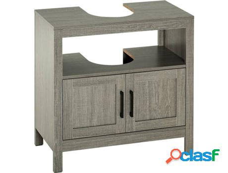 Armario de Baño KLEANKIN 834-431GY 60x30x60cm Gris