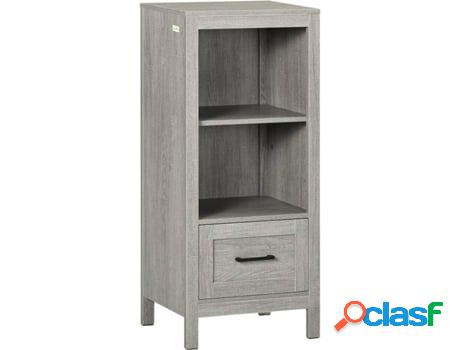 Armario de Baño KLEANKIN 834-433GY 40x30x89 cm Gris