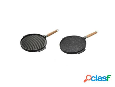 Asador grill reversible 28 cm