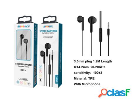 Auriculares Con Cable MODORWY Md2114 (Negro)