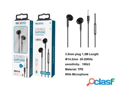 Auriculares Con Cable MODORWY Md2118 (Negro)