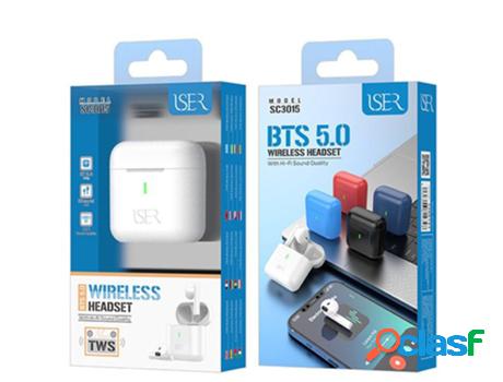 Auriculares Wireless S/ Fio Para Telemóvel Iser Sc3015