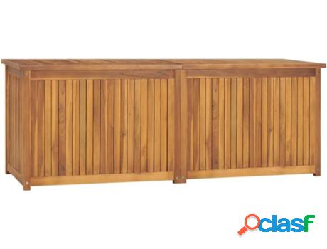 Baúl de Jardín VIDAXL Madera Teca Maciza (150x50x55 cm)