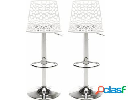 Banco VENTA-UNICA Clark (Blanco - Plástico - 104x45x45 cm -