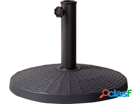 Base para Sombrilla AKTIVE (Negro - Poliresina -