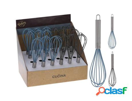 Batidor silicona mango inoxidable 26 cm