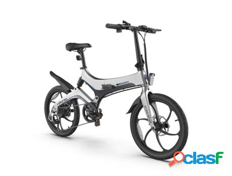 Bicicleta Eléctrica BEHUMAX E-Urban 890 Blanco (Autonomía: