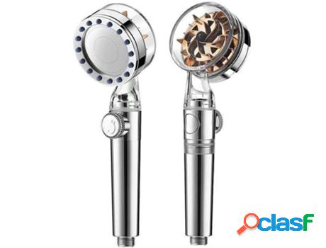 Cabezal de Ducha Turbo Boquilla Presurizada YAN517-1 (Gris)