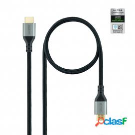 Cable Hdmi 2.1 Certificado Ultra Hs M-m Negro