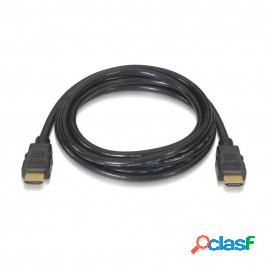 Cable Hdmi V2.0 4k@60hz 18gbps, A/m-a/m, Negro, 1