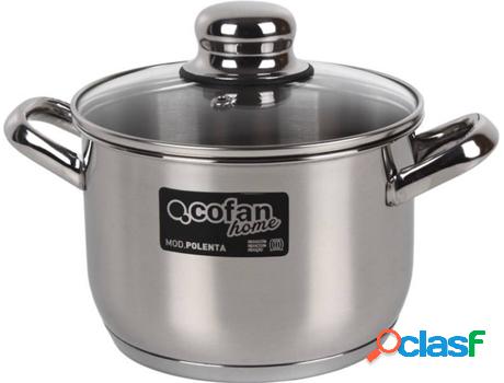 Cacerola Inox Induc.2.L Mod Polenta T/Vidrio Ø160 Mm