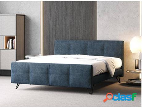 Cama DREAMEA Noctilix (Tejido - Azul - 160x200 cm)