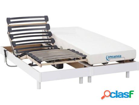 Cama VENTA-UNICA (Blanco - Madera, Tejido - 2x80x200 cm)