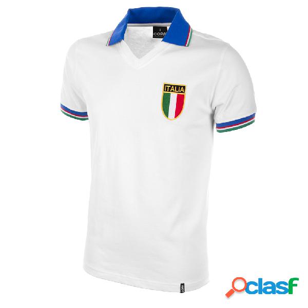 Camiseta Italia 2º equipación vintage Mundial 1982