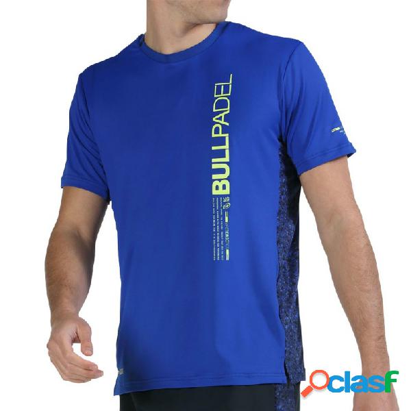 Camiseta bullpadel mixta azul klein l