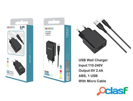 Cargador De Entrada Usb 2.0 MODORWY Ma1102 (Negro)