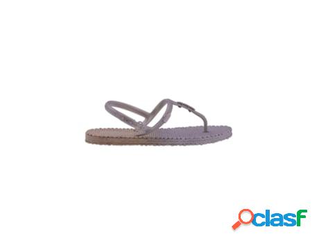 Chanclas DON ALGODON Mujer (36 - Plateado)