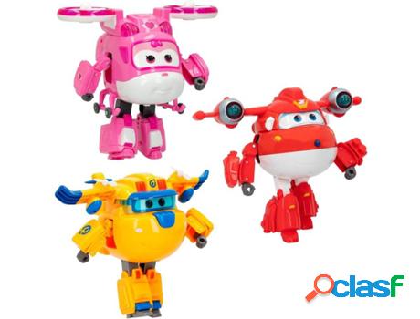 Coche ALPHA-AULDEY transformable luz y sonido Super Wings