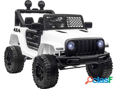 Coche Eléctrico HOMCOM 370-142v91wt (Polypropylene - Blanco