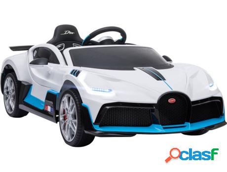 Coche Eléctrico HOMCOM 370-238v90wt (Polypropylene - Blanco