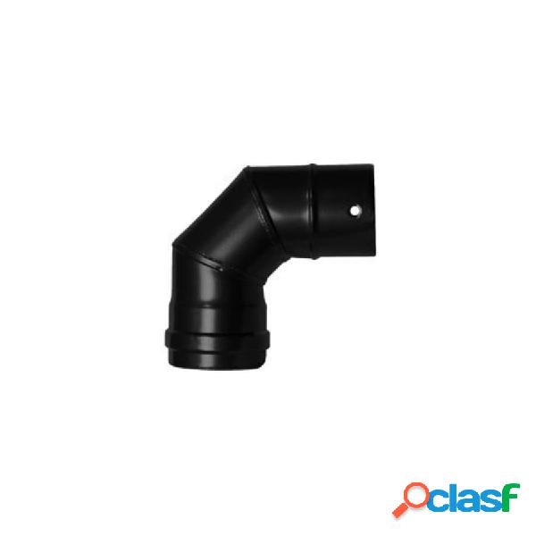 Codo P.Simple Vitrificado Mate Pellet Fr Ø 80 90º