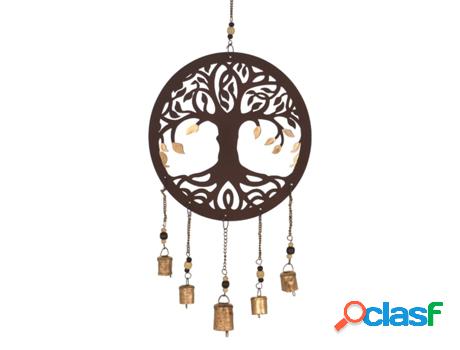 Colgante Árbol de la Vida Gris de Metal 56*3*26cm Colgante