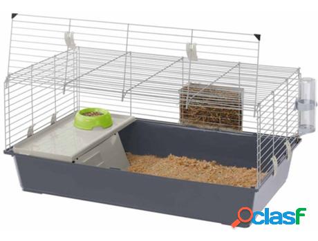 Conejera de Conejos FERPLAST Conejo (Gris - 95 x 97 x 46 cm