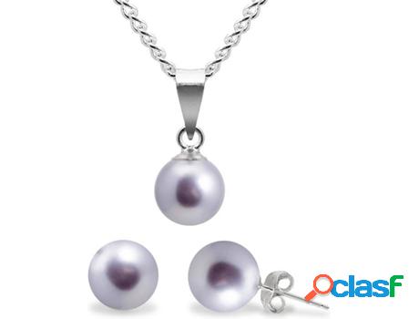 Conjunto de Joyería VANCRYSTALS Regina (Plata - Morado - 23
