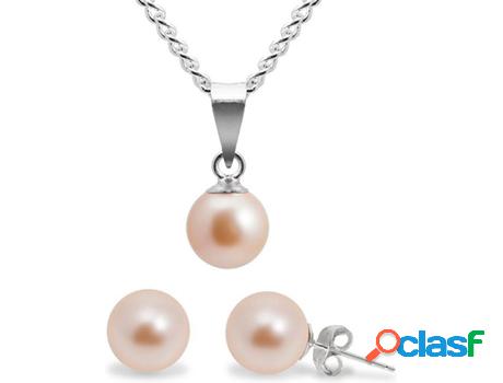 Conjunto de Joyería VANCRYSTALS Regina (Plata - Naranja -