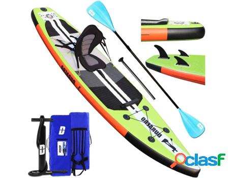 Conjunto de Stand Up Paddle DURAERO con accesorios (Verde -