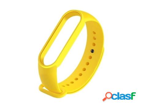 Correa De Silicona Compatible Con Mi Band 7 SKYHE (Amarillo)