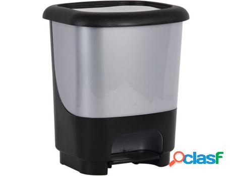 Cubo Pedal Class Gris 10 L