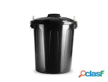 Cubo basura 51l + tapa negro