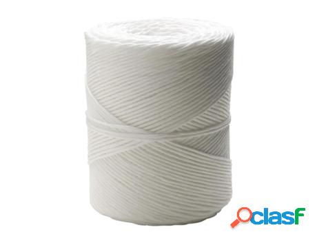Cuerda rafia bobina 750 gramos color blanco