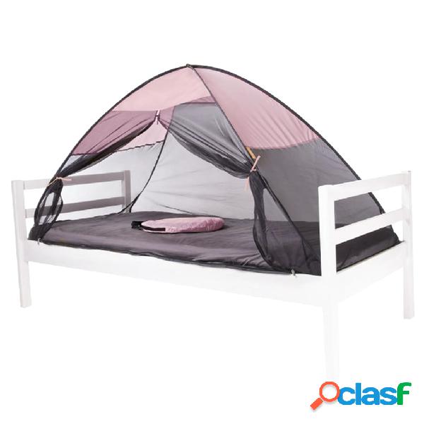 DERYAN Tienda mosquitera para cama desplegable rosa