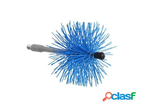 Deshollinador cepillo nylon eje flexible 100 mm.