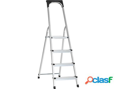 Durhand Escalera Plegable De Aluminio Con Bandeja Magnética