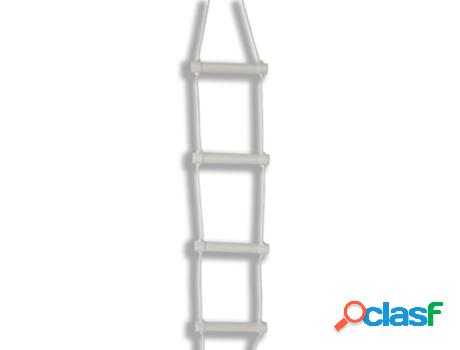 Escalera de La Cama MOBICLINIC 4 Pasos En Blanco