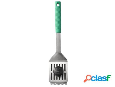 Espatula con cepillo rascador para barbacoa 41,5 cm.