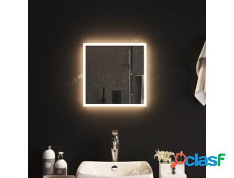 Espejo de Bao VIDAXL (Vidrio - Transparente - 40 x 40 cm)