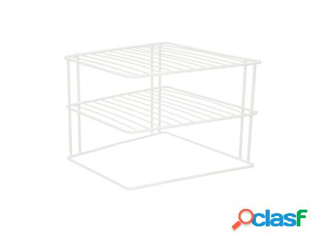 Estante forma de esquina para cocina, 90 grados, 3 niveles