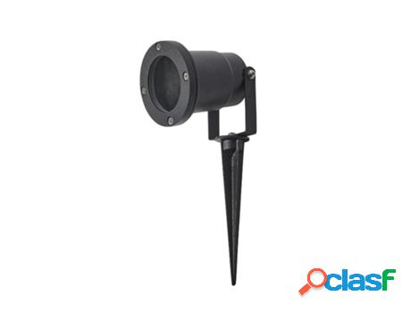Foco halógeno ip54 para jardín y exteriores con pincho