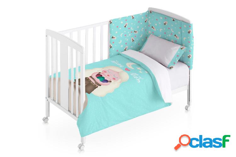 Frikids Funda Nordica Cuna Baby of Thrones. 100x120cm - Azul