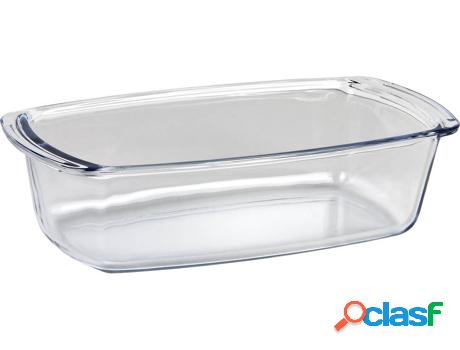 Fuente Oval Alargada De Vidrio Borosilicato Modelo Baritina