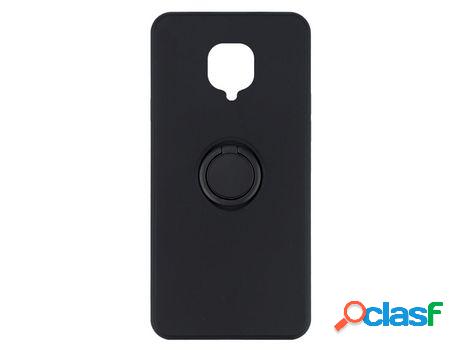 Funda ACCETEL para Xiaomi Redmi Note 9 Pro Gel O-Ring Negro