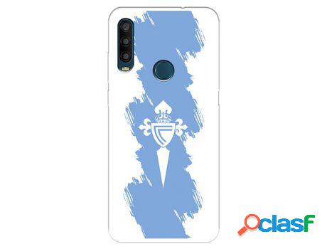Funda Para Alcatel 1Se 2020 Del Rc Celta Escudo Trazo Azul -
