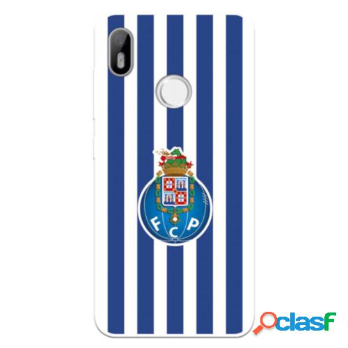 Funda Para Bq Aquaris C Del Fútbol Club Oporto Escudo Rayas