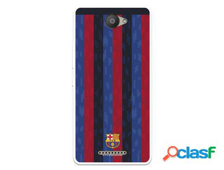 Funda Para Bq Aquaris U Del Fc Barcelona Fondo Rayas